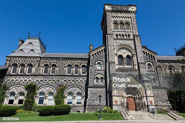 University Of Toronto Stock Photo - Download Image Now - Canada, Tall - High, Acute Angle