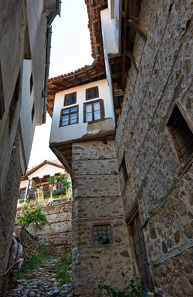 istock Narrow street in Melnik town 157830648