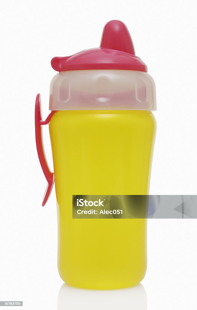 Baby bottle for drinks Baby bottle for drinks on white background Baby Cup Stock Photo