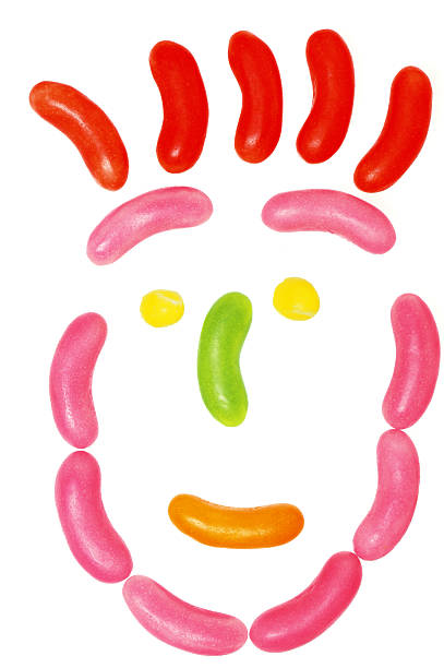 istock Happy Face made from Jelly beans 157831668