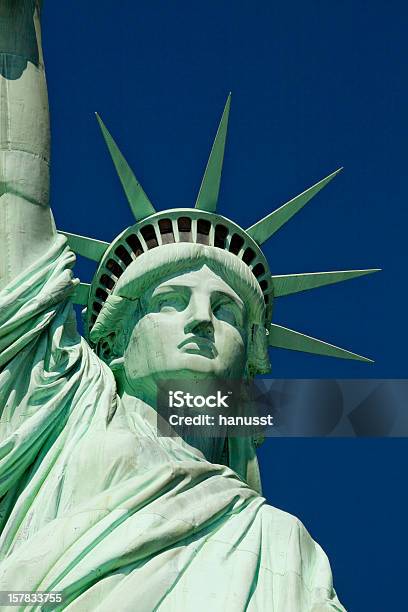 The Statue Of Liberty Stock Photo - Download Image Now - Adult, Architecture, Blue