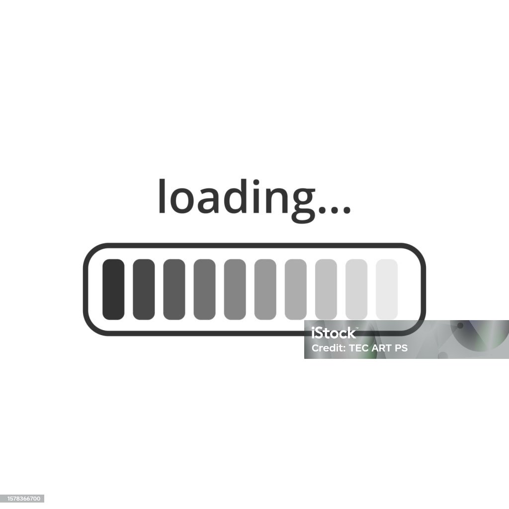 Loading Bar Plan Loading Bar Stock Illustration - Download Image Now - Progress ...