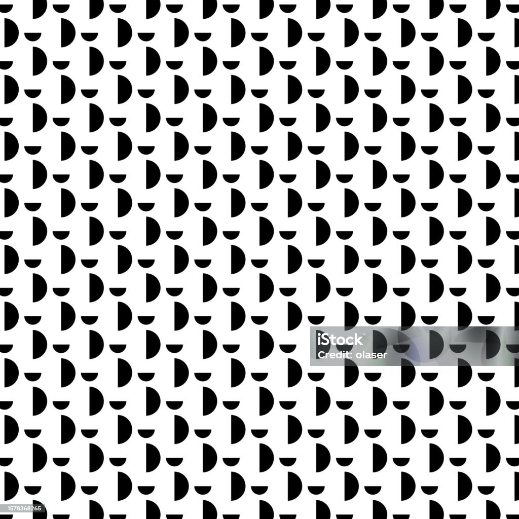 Semi Semi Circle Pattern Stock Illustration - Download Image Now ...
