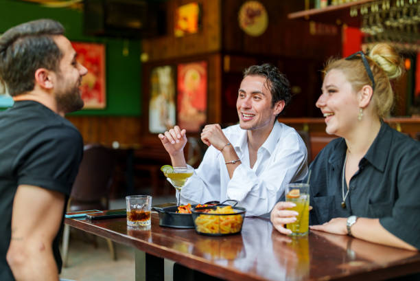 istock Friends reunion at the pub, summer vacation 1578410319