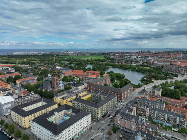 istock Copenhagen city Denmark aerial view 1578471848