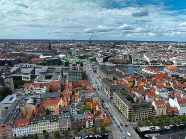 istock Copenhagen city Denmark aerial view 1578473489