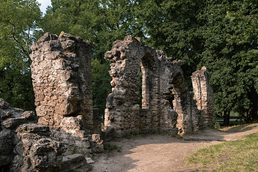 Artifical ruins in a public park