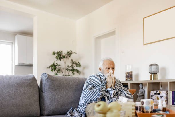 istock Ill Senior Man at Home 1578548057