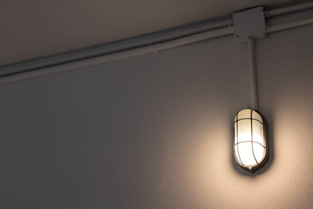 istock An industrial designed wall lighting lamp. 1578666899