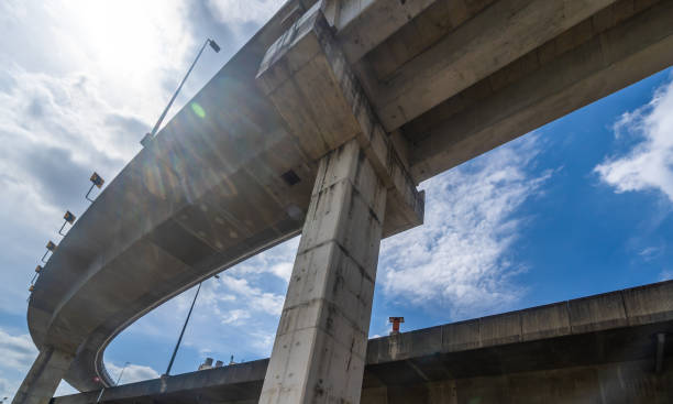 istock low angle view of Concrete overpass 1578713928