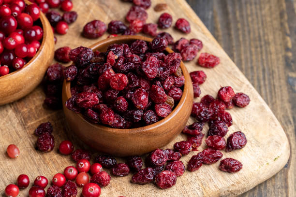 istock Dried red cranberries with sugar syrup 1578784981
