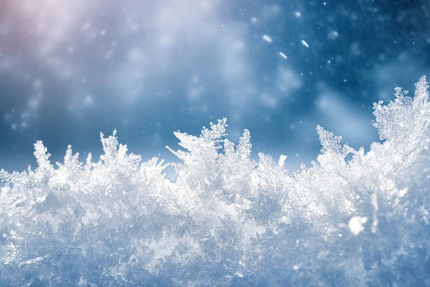 istock Beautiful winter image - hoarfrost close-up. 1578821142
