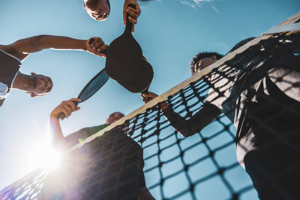 Pickleball stock photo