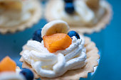 Tartlets with cream