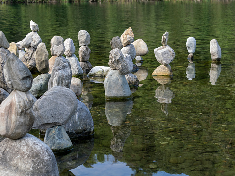 Stone balancing