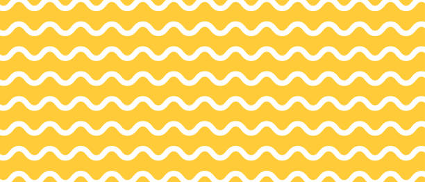 추상적인 국수 패턴입니다. 노란 라면이 있는 그래픽 스파게티 배경. 흰색 배경에 격리된 벡터 삽화. - rounders stock illustrations