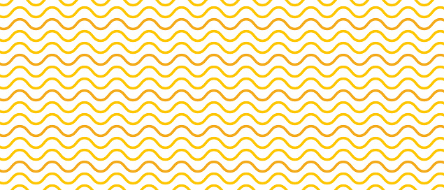 Italian pasta pattern. Spaghetti and ramen noodles on yellow background. Isolated vector illustrations