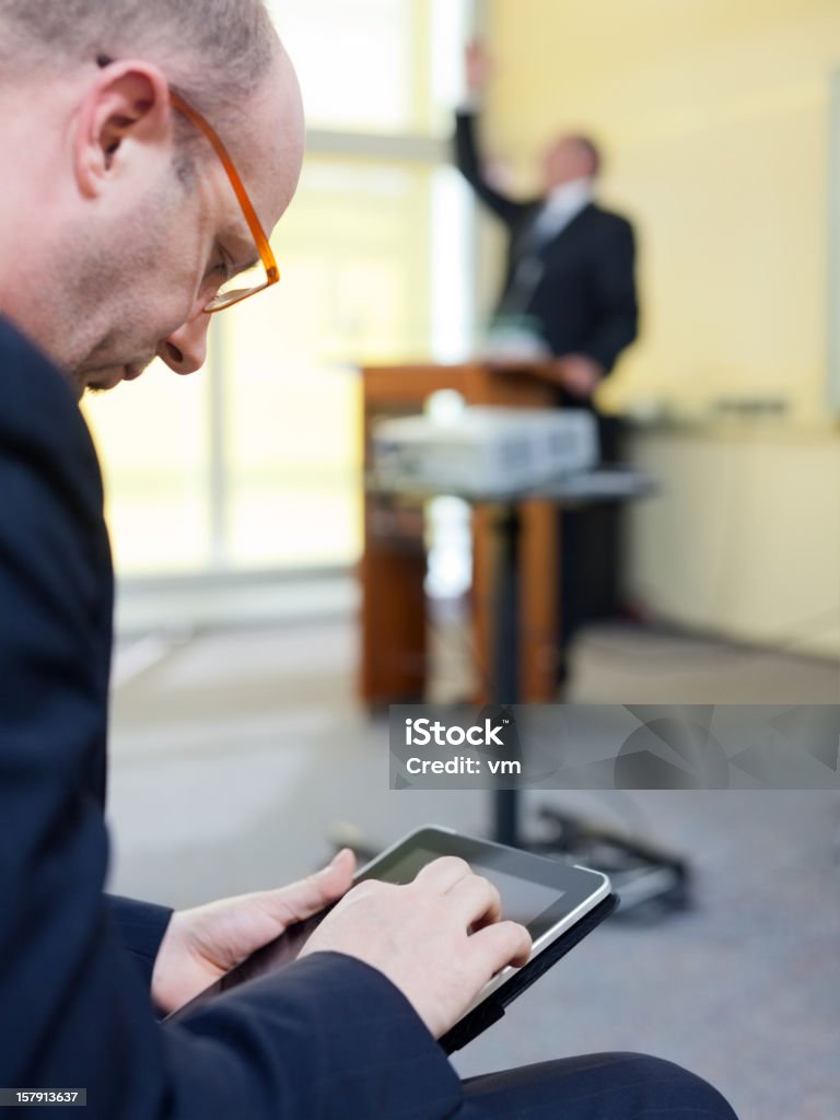 Homme d'affaires avec Tablette numérique - Photo de Adulte libre de droits