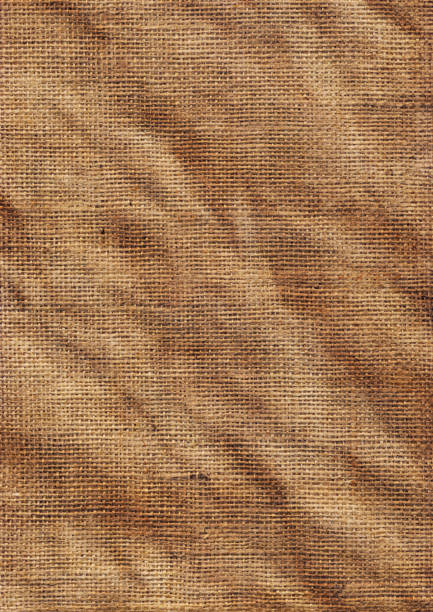 High Resolution Old Jute Coarse Grain Wrinkled Canvas Texture This Large, High Resolution Old, Coarse, Wrinkled, Jute Canvas (Burlap, Sackcloth, Gunny) Grunge Texture Sample, is defined with exceptional details and richness, and represents the excellent choice for implementation in various CG Projects.  hessian texture stock pictures, royalty-free photos & images