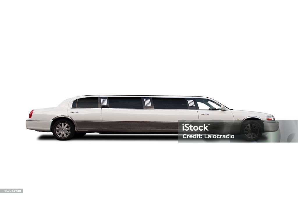 limousine de luxe vue côté blanc. - Photo de Limousine - Voiture libre de droits