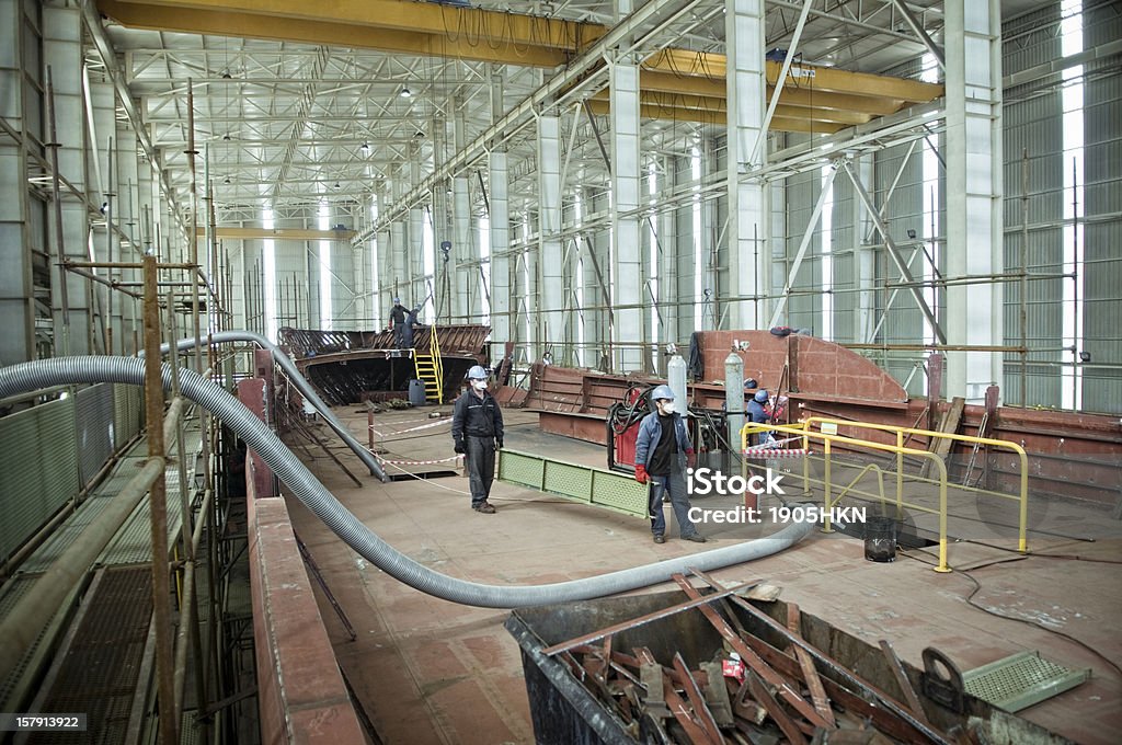 La construcción naval, reparación de envío - Foto de stock de Constructor de barcos libre de derechos