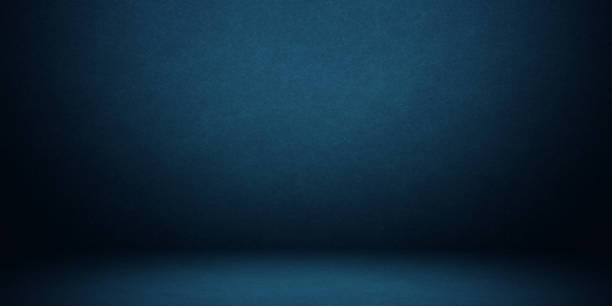 istock Blue grunge background, abstract wall studio room, can be used to present your product 1579141797