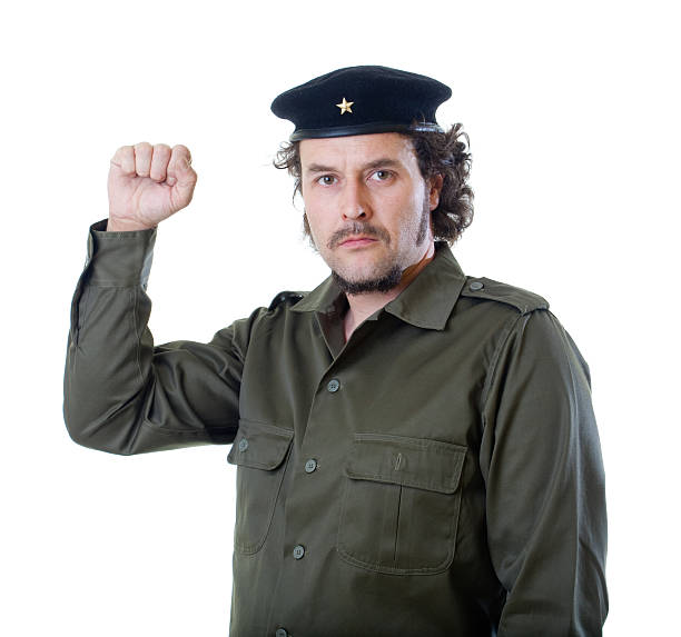 istock Guerilla raising fist 157914185