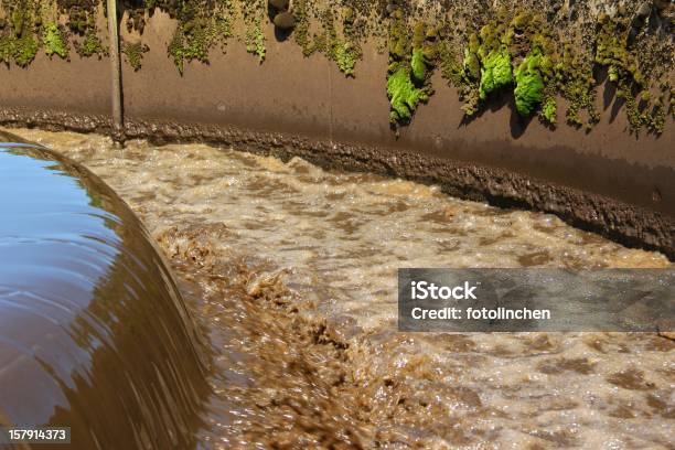 Abwasserbehandlung Stockfoto und mehr Bilder von Kläranlage - Kläranlage, Glitschig, Abwasser