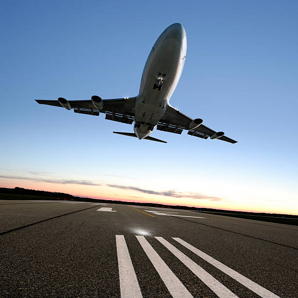 istock XXL jumbo jet airplane landing 157914470