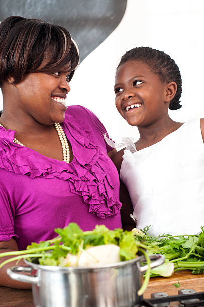istock Mother and daugter cooking 157914515