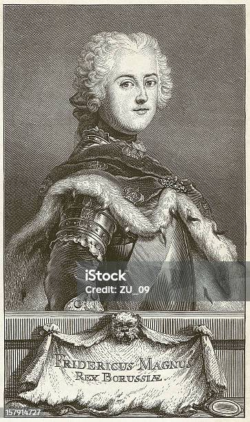 Frederico Ii Frederick A Grande 17121786 - Arte vetorial de stock e mais imagens de Adulto - Adulto, Alemanha, Arte Xilográfica em Estilo Oriental