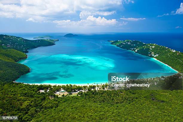 Aerial View Of Magens Bay Saint Thomas Us Virgin Islands Stock Photo - Download Image Now