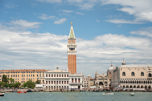 View from a lagoon, Venice, Italy