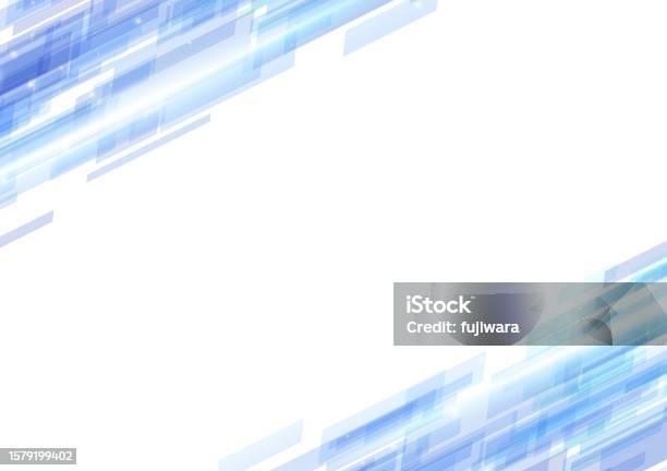 Wind Frameborder Light Blue Digital Wind Frame Background Stock Illustration - Download ...
