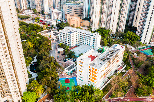 School building in Hong Kong