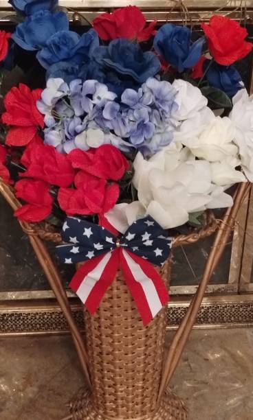 istock Patriotic Floral Display 1579326060