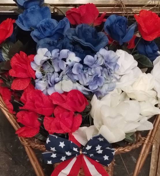 istock Patriotic Floral Display 1579327608