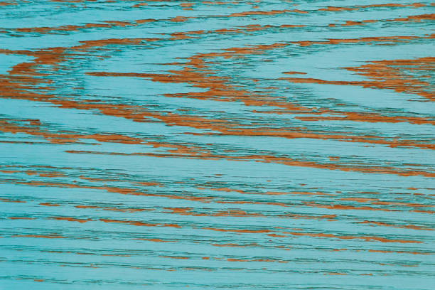 blue faded broken wooden planks background