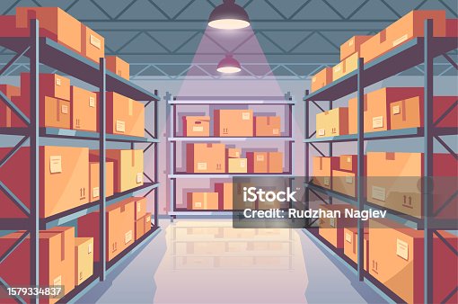 istock Room in warehouse concept 1579334837