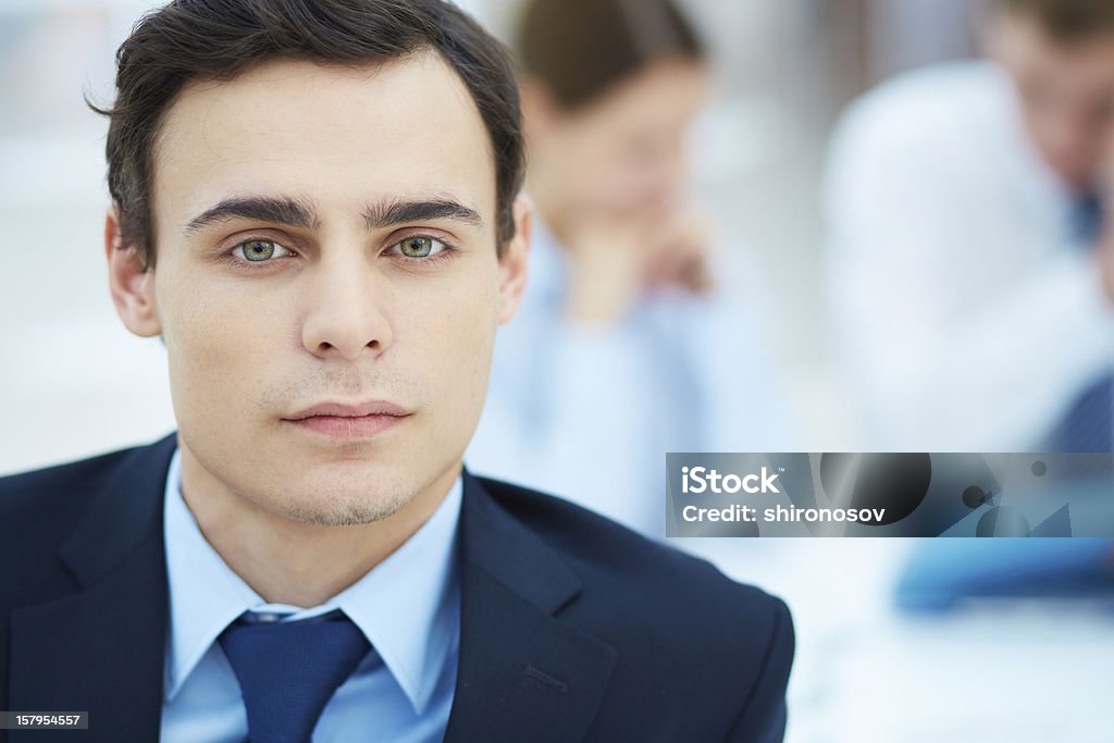 Employee Portrait of young businessman looking at camera Adult Stock Photo