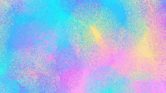 Seamless abstract psychedelic wavy background for loop playback. 4k video. Pastel colors. Noise effect.