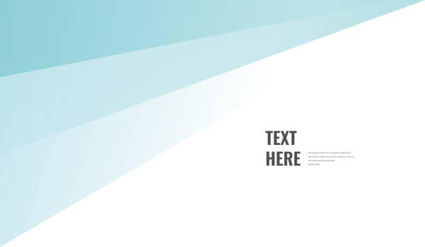 Subtle blue clear line shapes background. Business template vector design vector art illustration