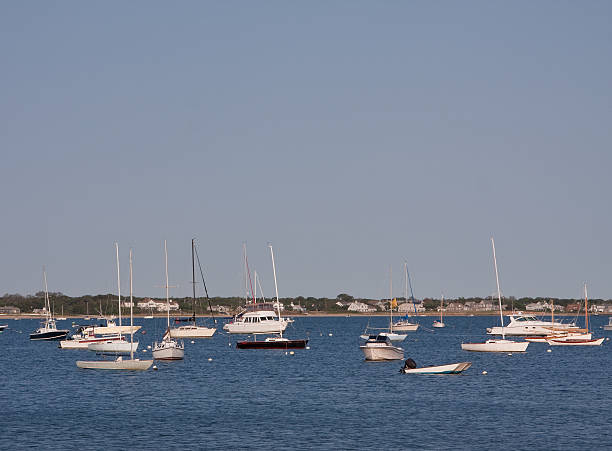 Nautique bateaux dans un port de plaisance - Photo