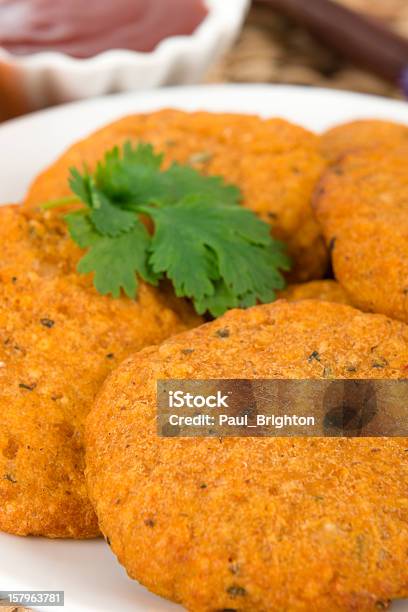 Foto de Os Bolos Tailandesa e mais fotos de stock de Almoço - Almoço, Antepasto, Bolo de Peixe