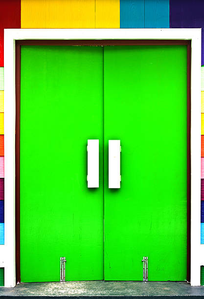 istock colorful wood door 157975983