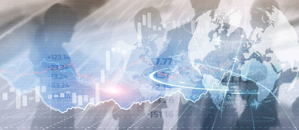 istock Financial chart for your business. Mixed Media Forex 1579773007