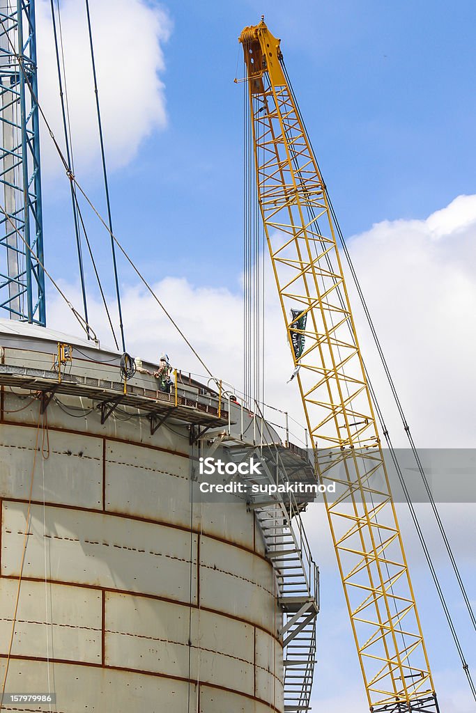 Tank Container Construction Storage Tank Construction Stock Photo - Download Image Now ...