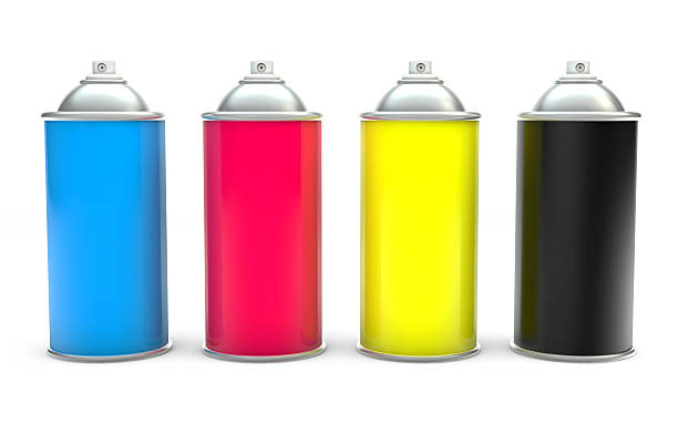 istock CMYK Paint spray cans 157981225
