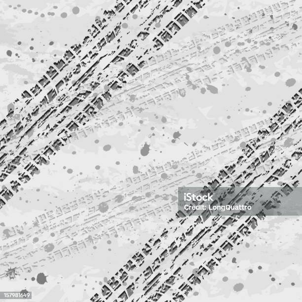 Nowa Ślad Opony Tło - Stockowe grafiki wektorowe i więcej obrazów Atrament - Atrament, Bez ludzi, Brudny