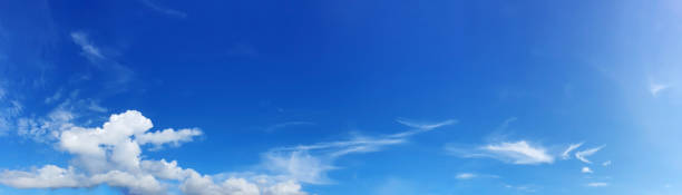istock Panorama sky with cloud on a sunny day. 1579822619